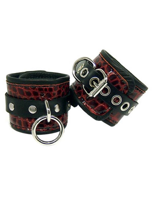 Exotic Leather Ankle Restraints