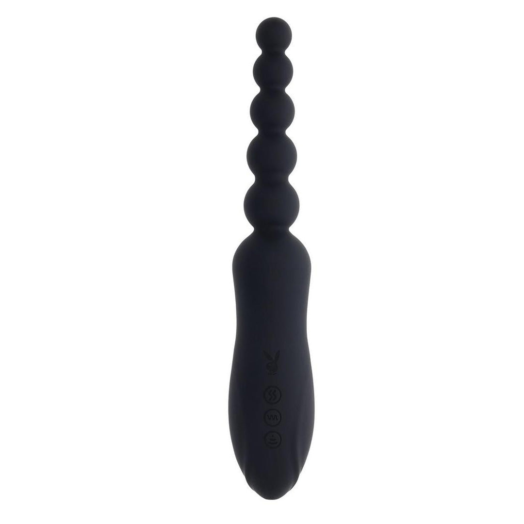 Anal Beads Clitoral Suction Rechargeable Black