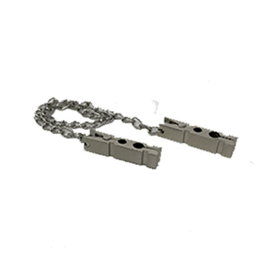 Clothing Pins Nipple Clamps with Chain- Chrome