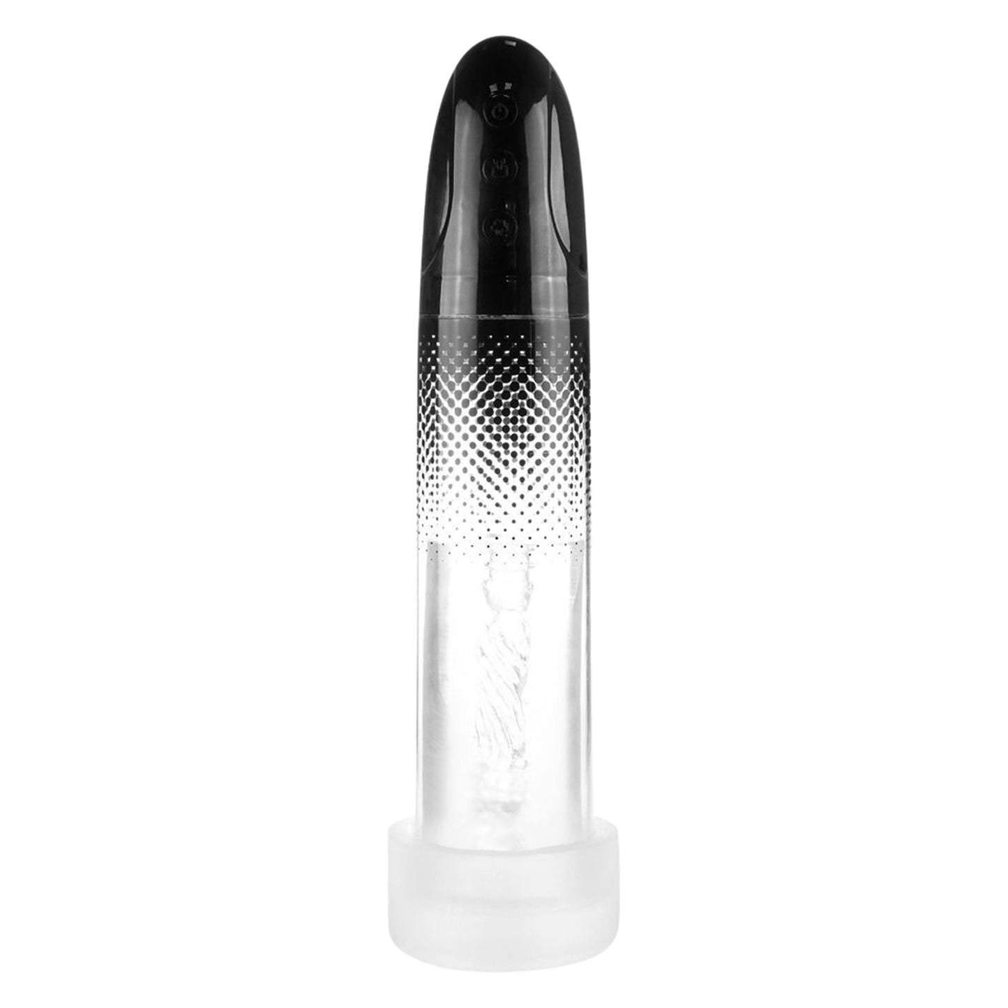 ME YOU US Platinum Duo Automatic Penis Pump Rechargeable Masturbator - Clear/Black