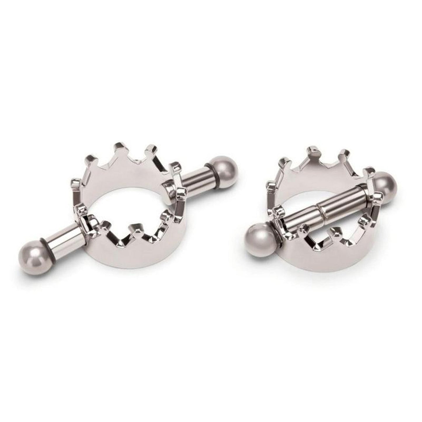 Magnetic Nipple Crown Clamps - Silver