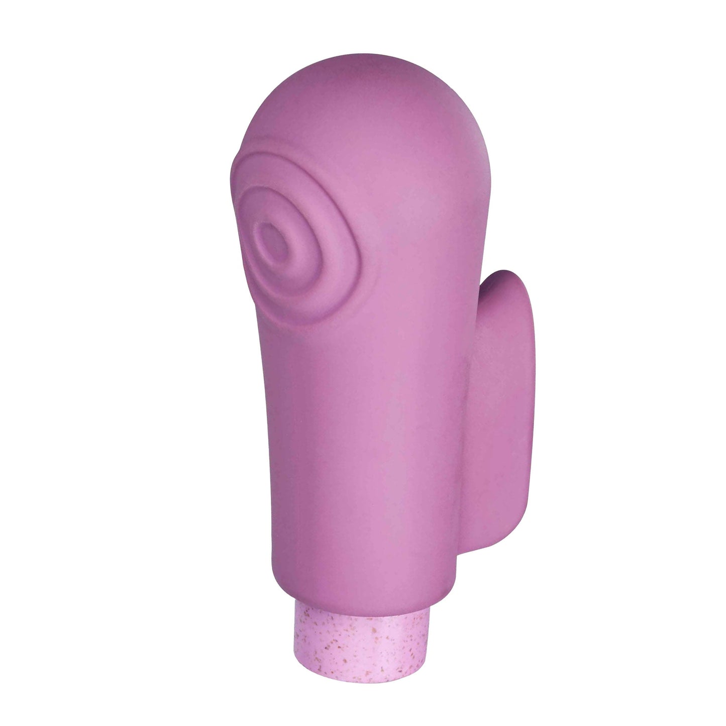 Eco Friendly Textured Tip Finger Grip Vibrating Bullet- Pink