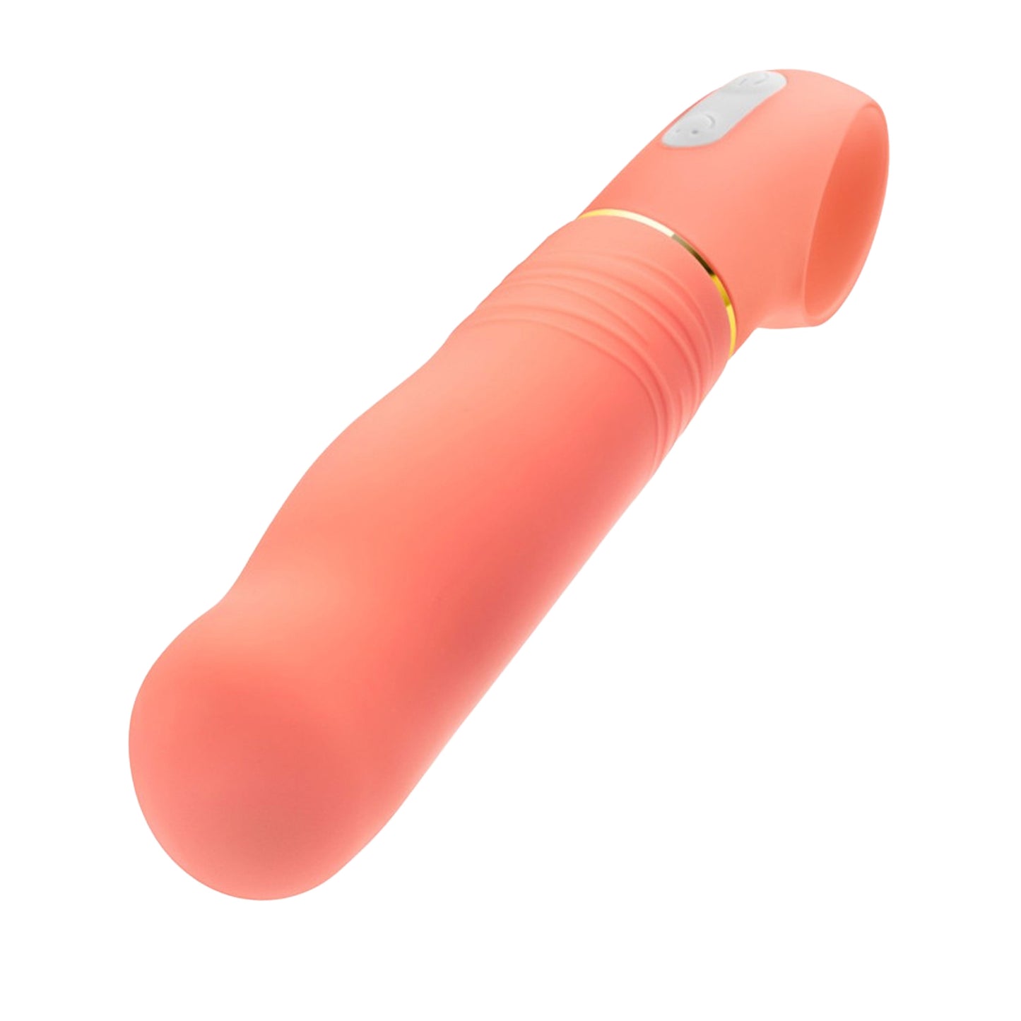 Aria Finger Holder Bangin' AF Silicone Vibrator - Coral