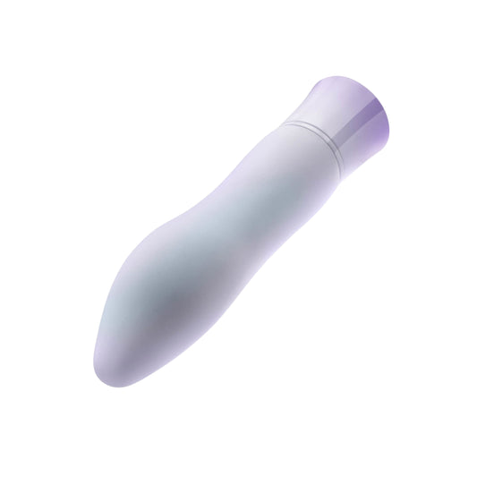 Oh My Gem Curved Silicone Tip Bullet Vibrator- Rechargeable