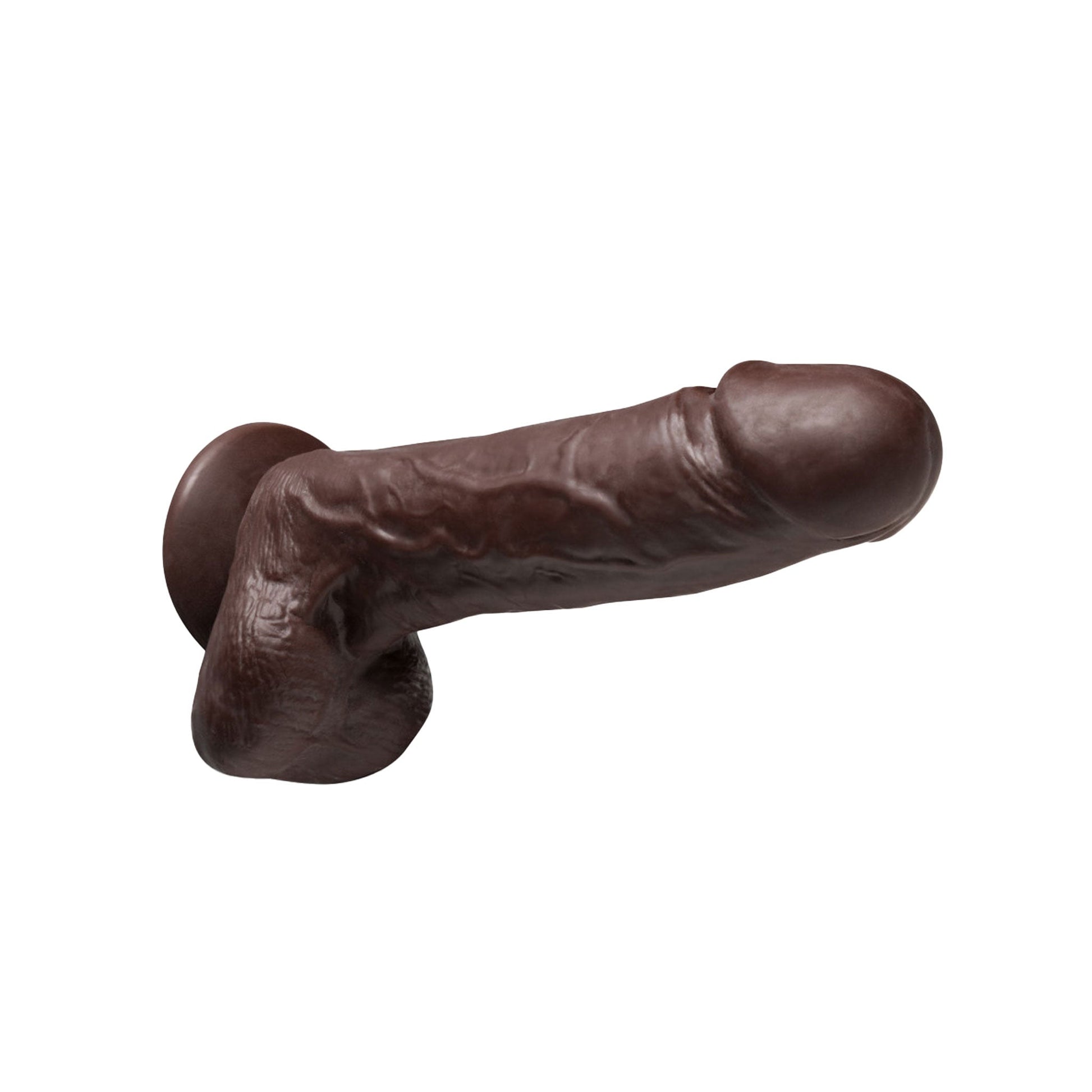 Loverboy The Movie Star Dildo 8in in chocolate realistic dildo high-quality silicone adult toy for ultimate pleasure