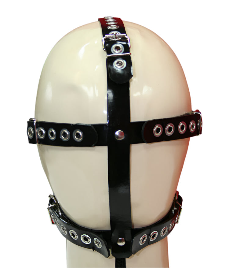 Rubber's Finest Latex Breath Play Mask & Harness ADJ