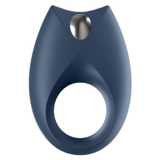 Satisfyer Royal One Rechargeable Silicone Couple's Ring - Blue