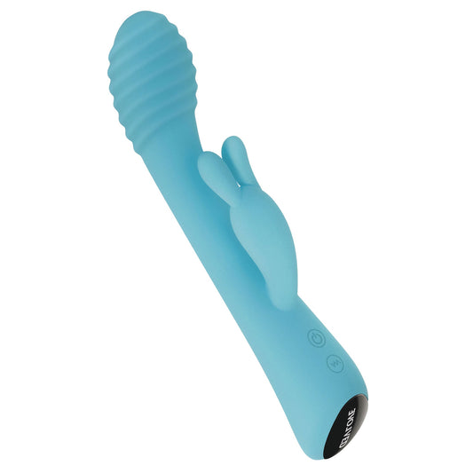 Aqua Bunny Silicone USB Rechargeable Rabbit Vibrator