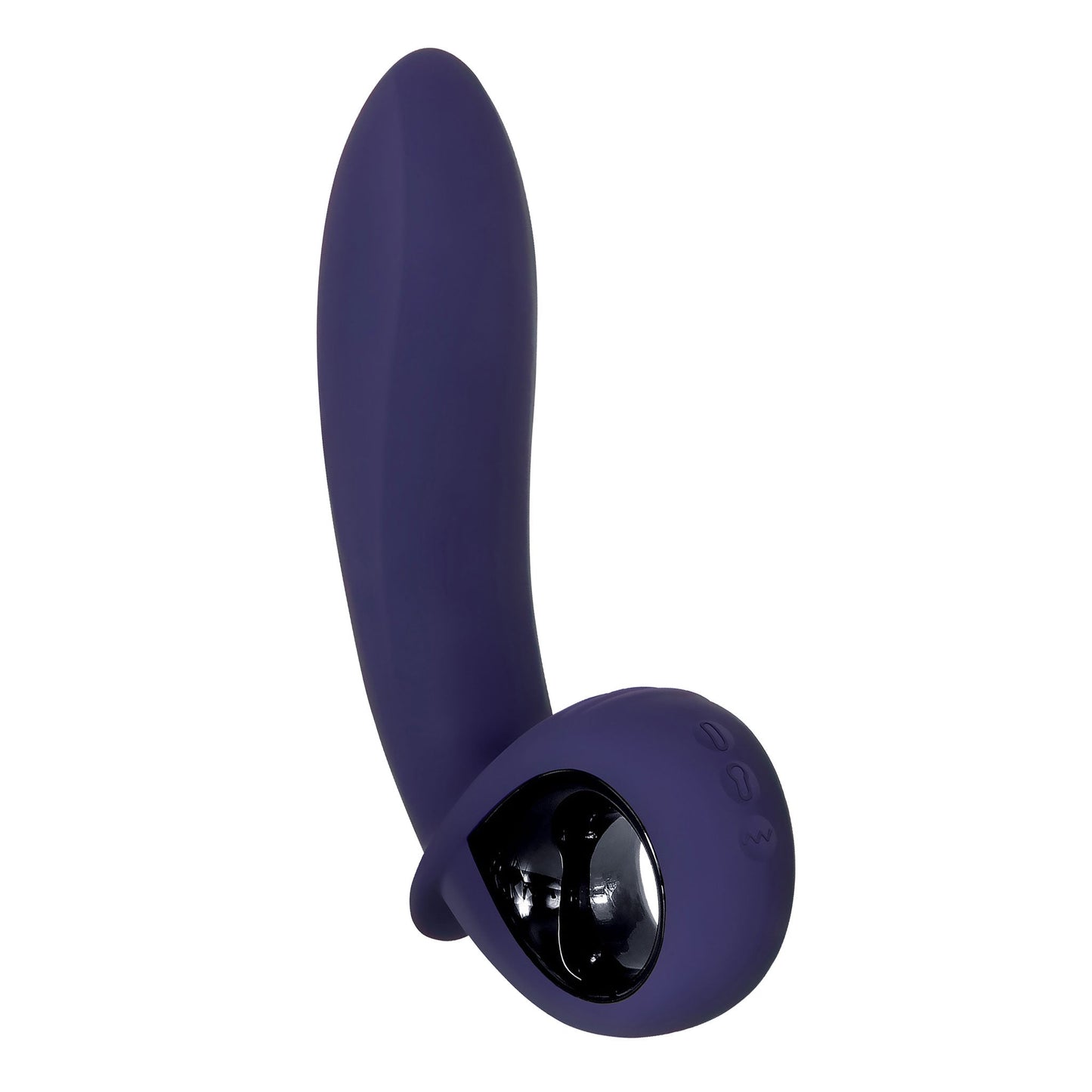 Inflatable G Silicone Rechargeable Vibrator - Purple