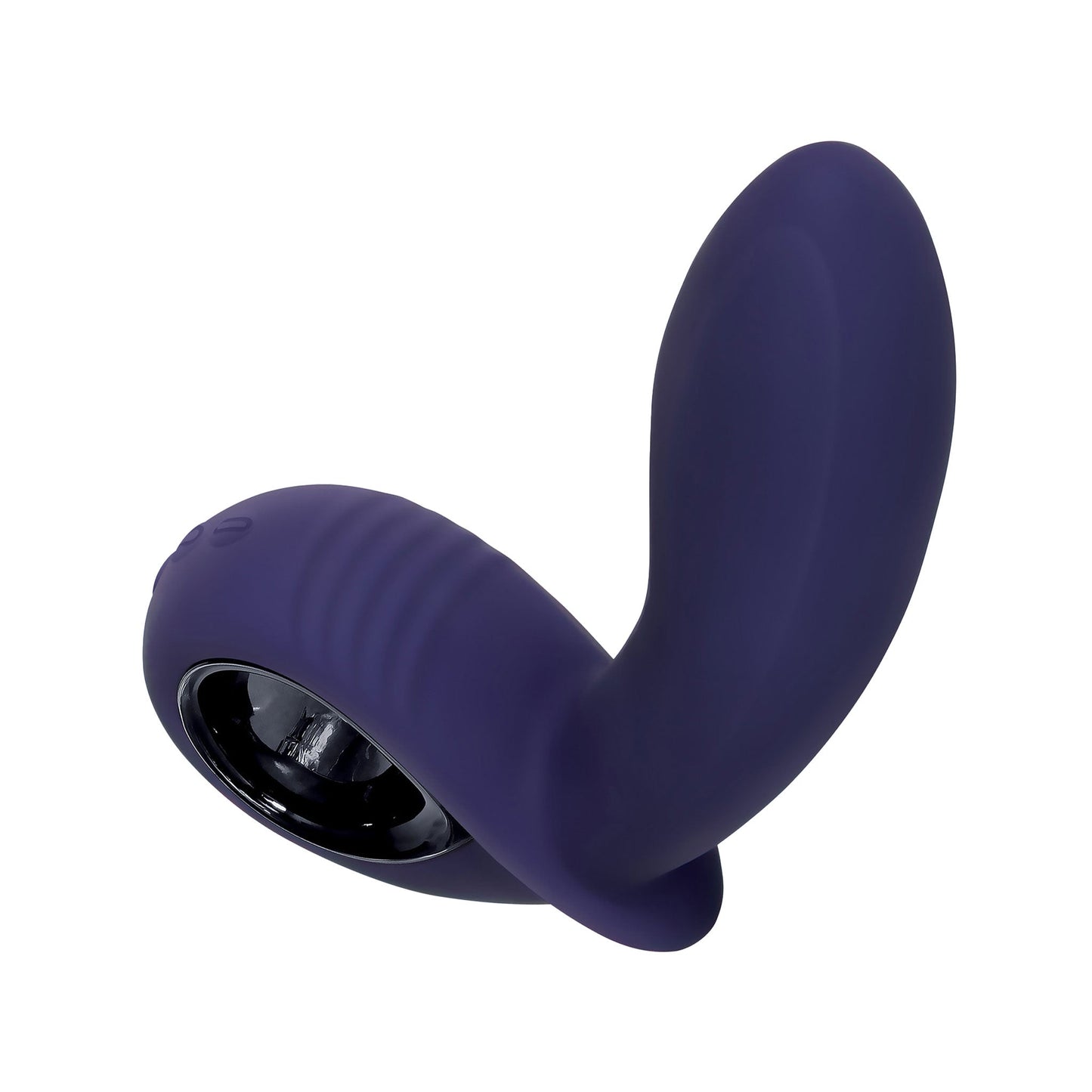 Inflatable G Silicone Rechargeable Vibrator - Purple