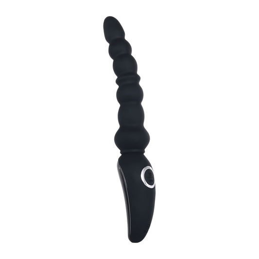 Magic Stick Beaded Power Vibrator - Black