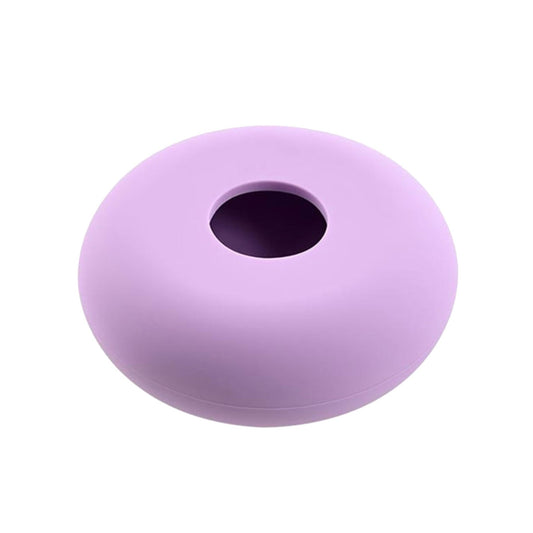 Harness Dildo Base Silicone Cushion Sleeve - Lavender