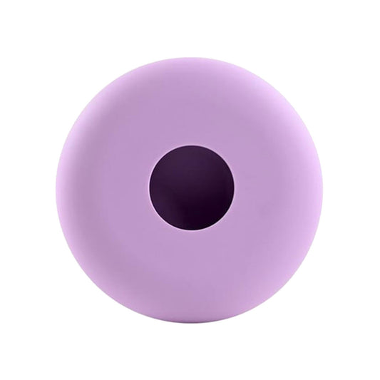 Harness Dildo Base Silicone Cushion Sleeve - Lavender