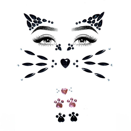 Animal Face Sticker Jewels