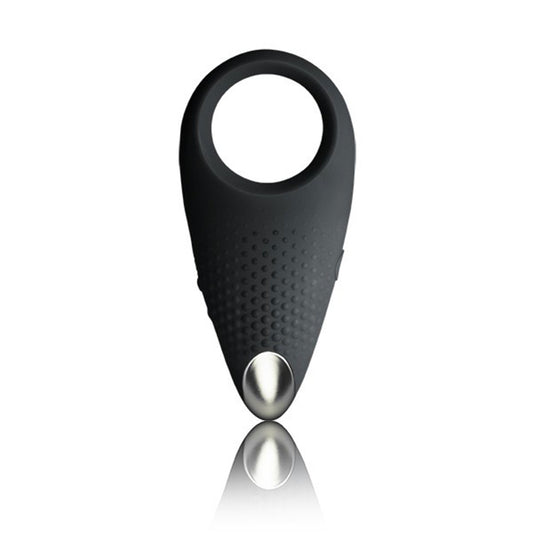 Silicone cock ring cockring cock-ring vibrator vibration vibrating vibe couples textured adult-toys toys valentines valentine cock&ball cnb cock-and-ball black