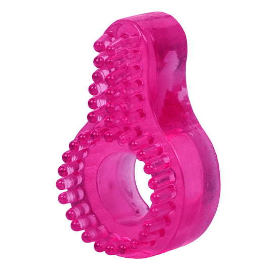 Pink super-stretch cock ring erotic nodules durable jelly material