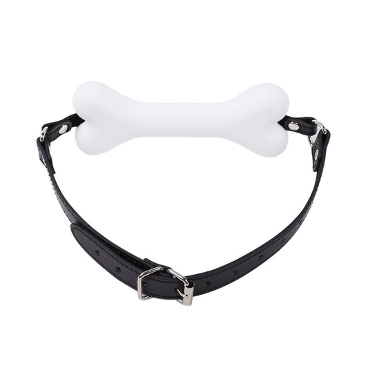 White Bone Silicone Gag