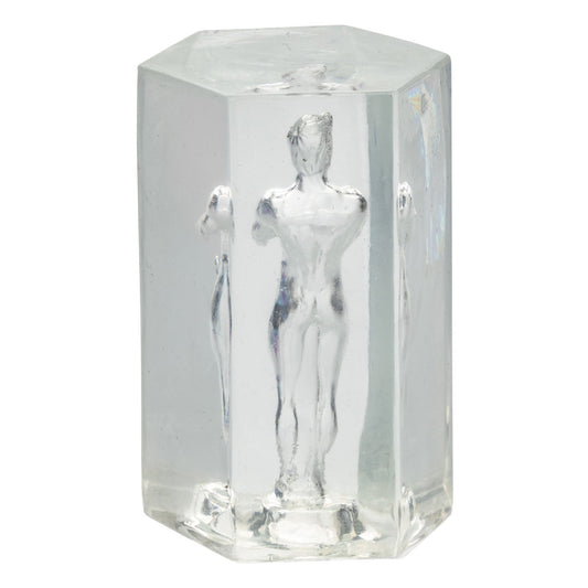 Clear David stroker closed-end suction transparent body-safe phthalate-free