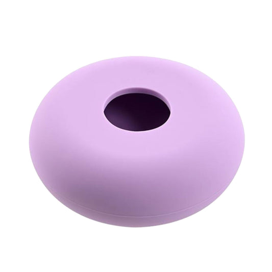 Silicone cushion sleeve strapon strap-on harness dildo dong adult-toys circular donut non-vibe lavender