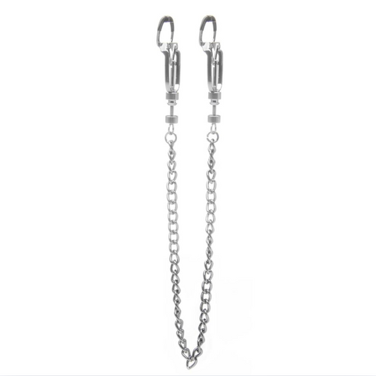 Nipple Clamps | Extra stimulation for both him and her, nickel-free with chain