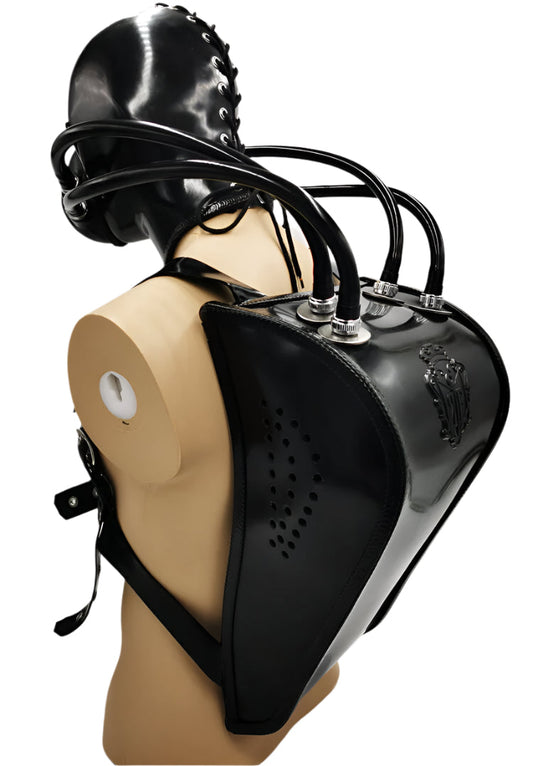 Rubber's Finest Latex Rebreather Backpack & Vent Tubes