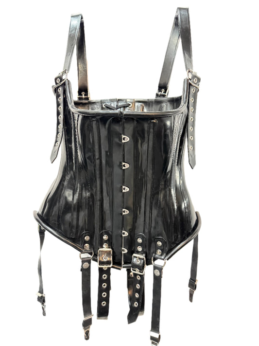 Heavy Latex HW Design COR 13 Corset Restraint Black 28"