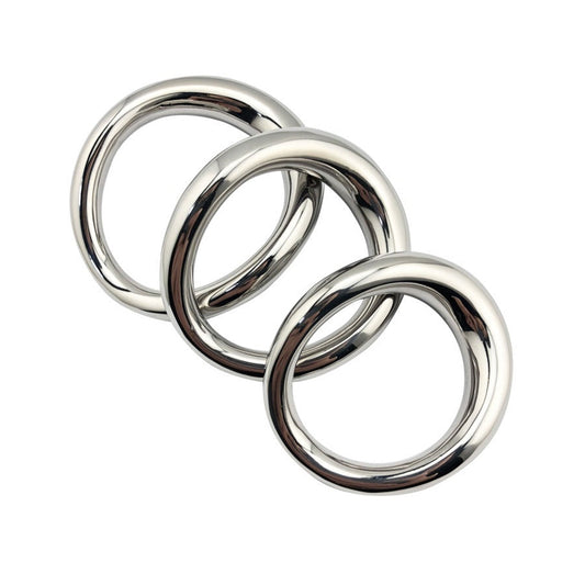 Ergonomic S Curve Shape Stainless Cock Ring