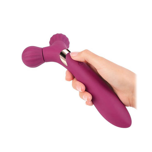 Fireball Rechargeable Silicone Vibrator - Plum Star