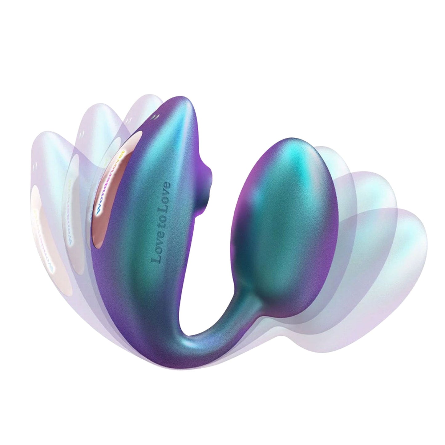 Wearable Vibrating Egg Clitoral Stimulator- Iridescent