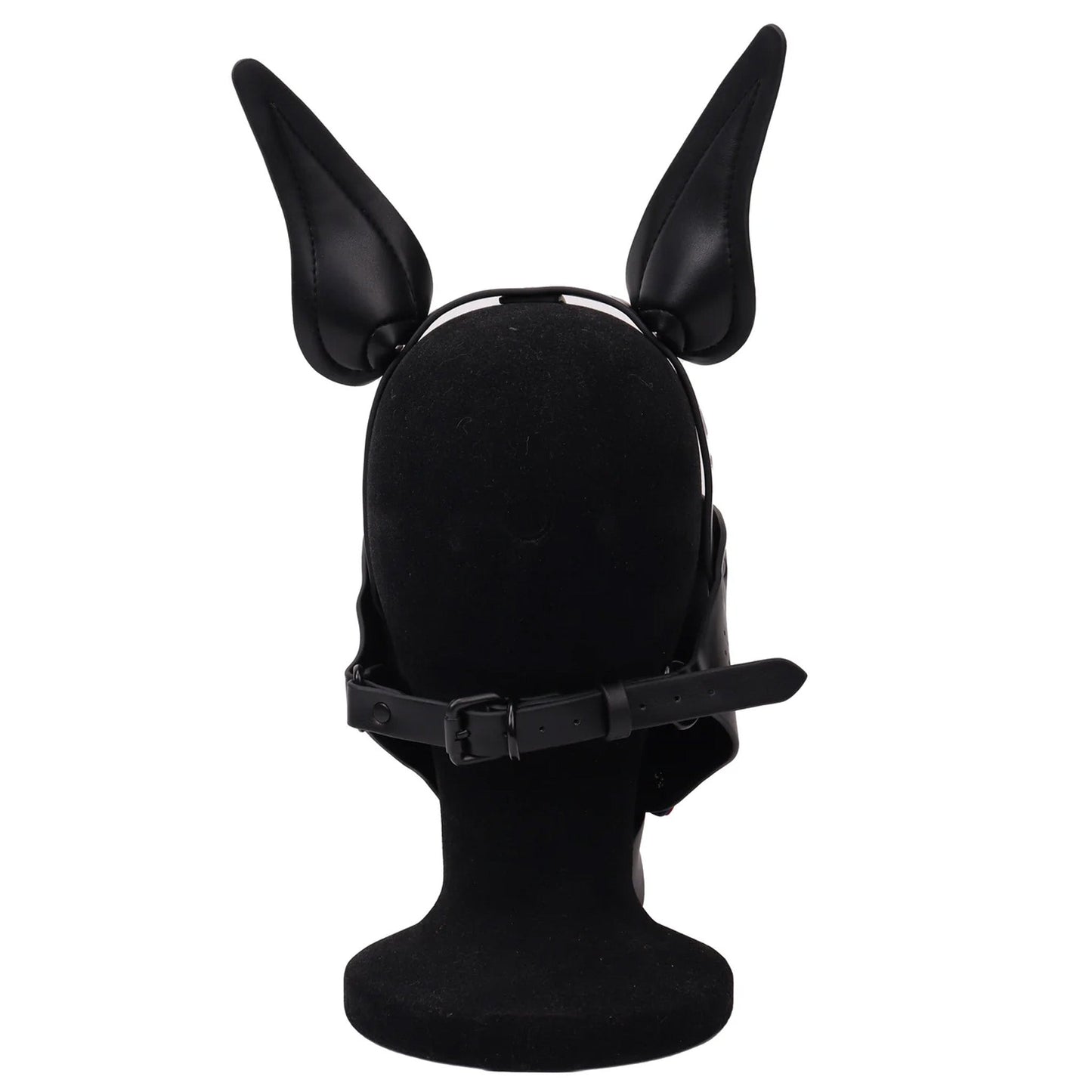 Two Tone Bondage Detachable Dog Head Harness Mask