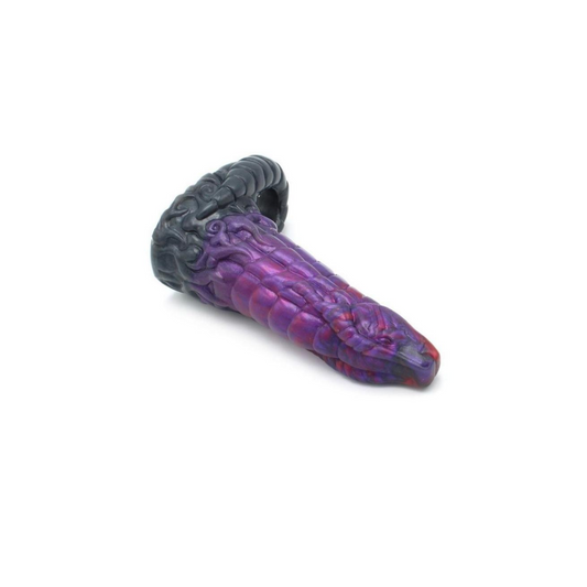 Monstar silicone sleeve dragon with textured interior and ball stretcher.