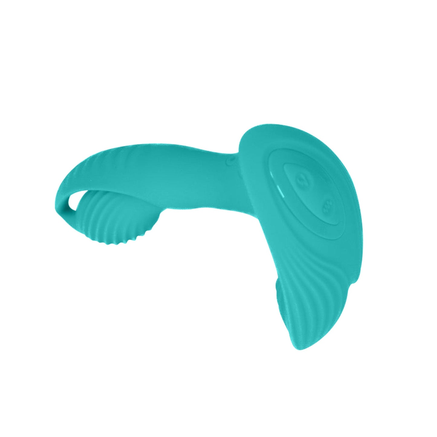 Bump-N-Grind Warming Remote Control Vibrator Plug- Teal