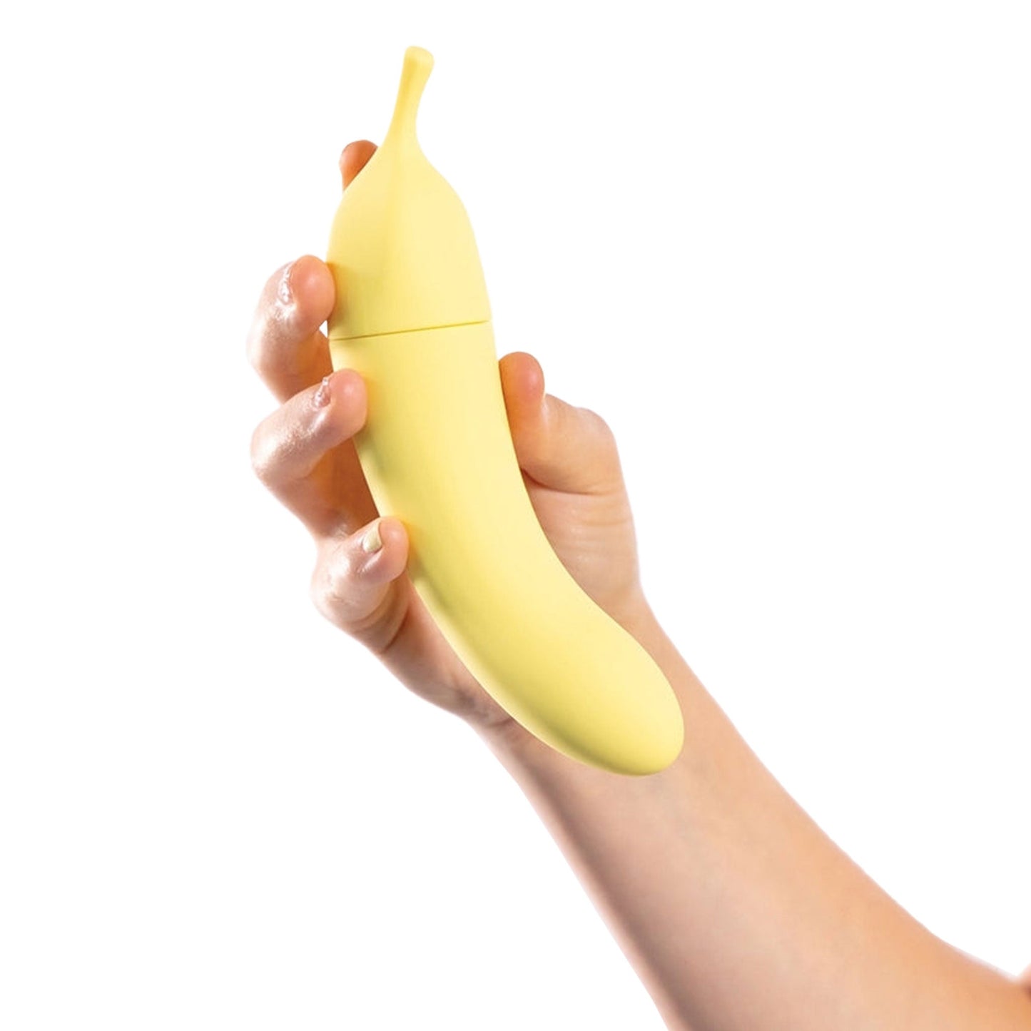 Toy Box Banana Cream Air Pulse & G-Spot Vibrator - Yellow