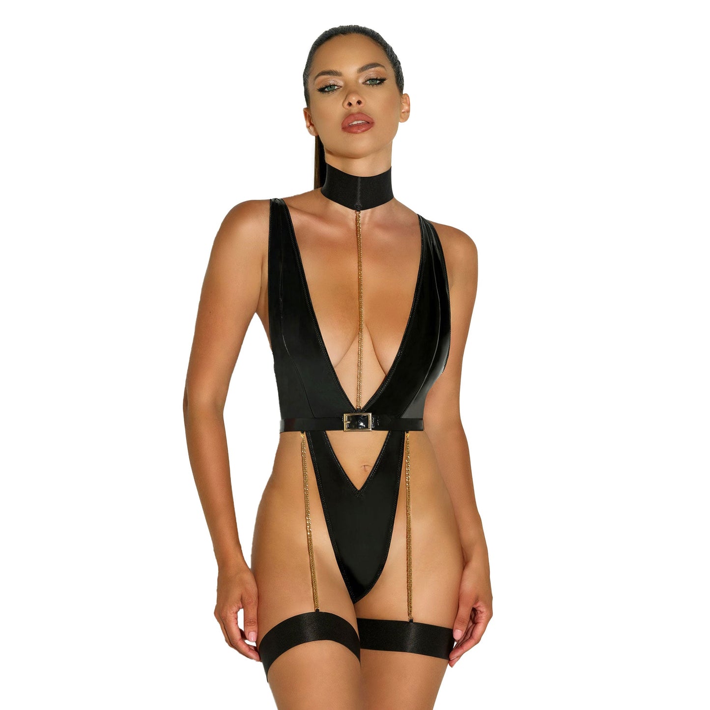 Plunge Vinyl Teddy with Chain