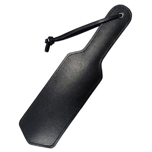 Leather Pin Prick Paddle - Black