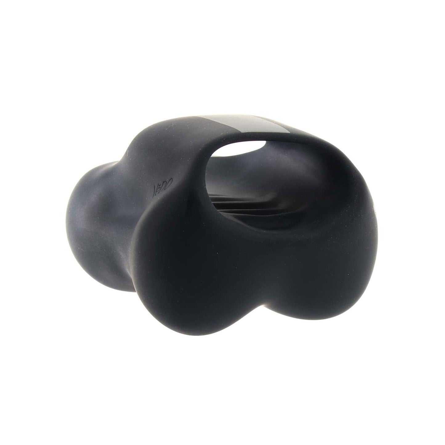 Hotrod Silicone Warming Grip Vibrating Masturbator - Black