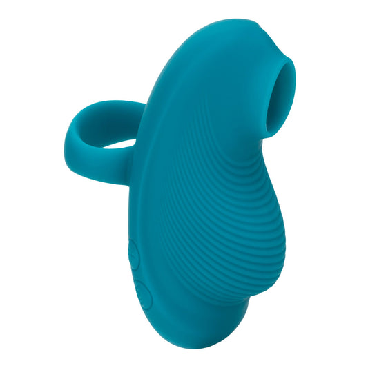 Envy Finger Held Suction Massager Vibrator- Blue