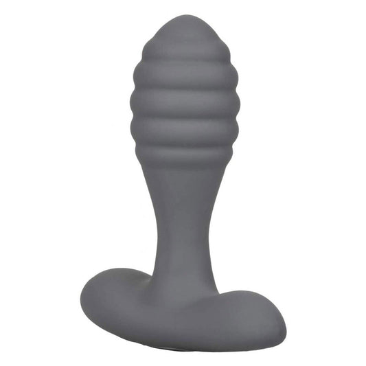 Silicone Anal Plug Kit with Remote Control - Black