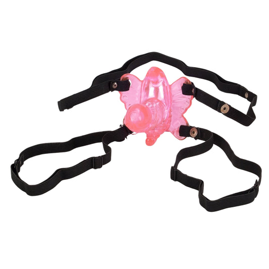 Venus Butterfly Rotating Venus Penis Strap Pink