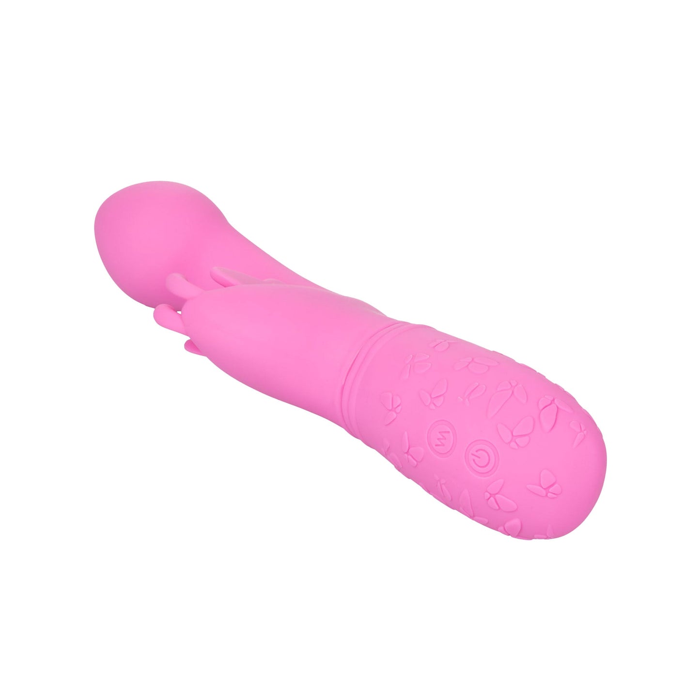 Ball Tip Curved Butterfly Kiss G-Spot Vibrator- Pink