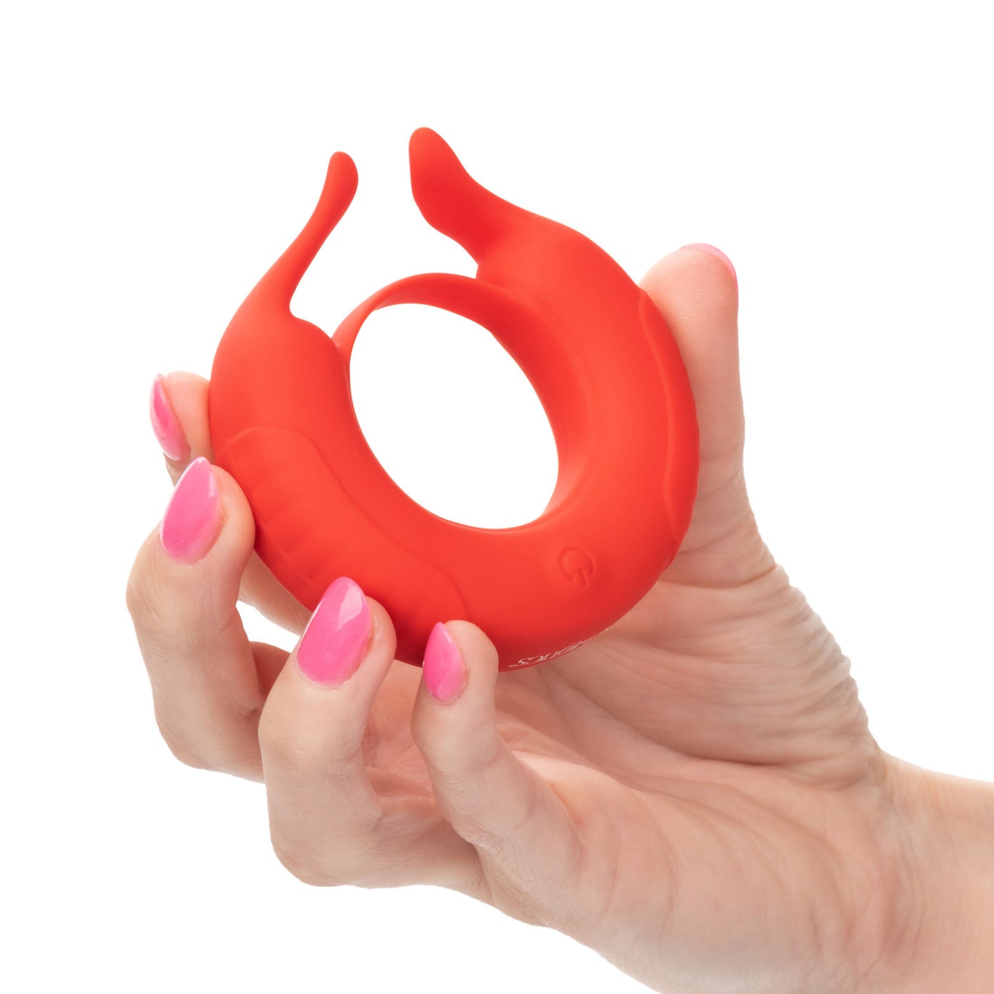 Silicone Rechargeable Taurus Enhancer Couples Ring - Red