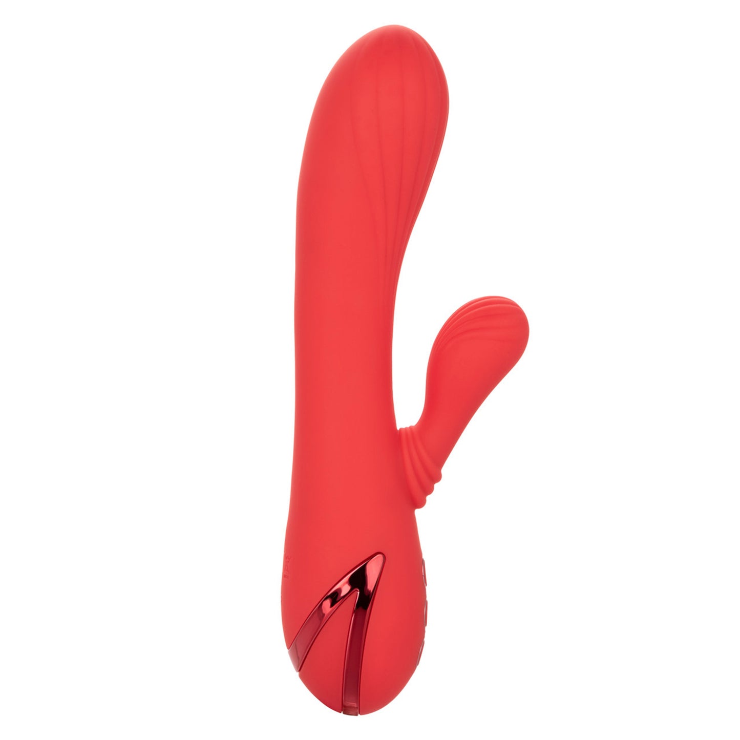 California Dreaming Palisades Passion Rechargeable Silicone Rabbit Vibrator - Red