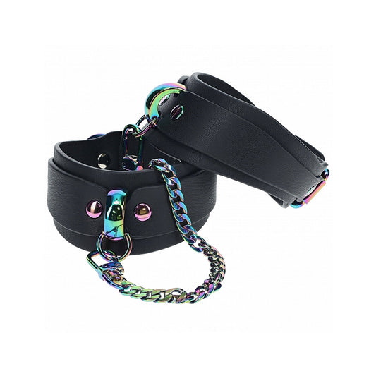 Venice Rainbow Hardware Ankle Cuffs - Black