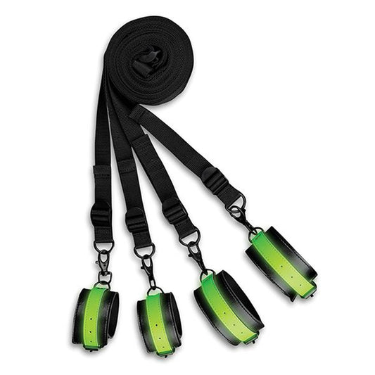 Glow In The Dark Under The Bed Restraints - Green