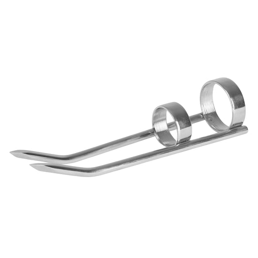 Polished Stainless Steel Finger Cat Claw Scratcher with Case