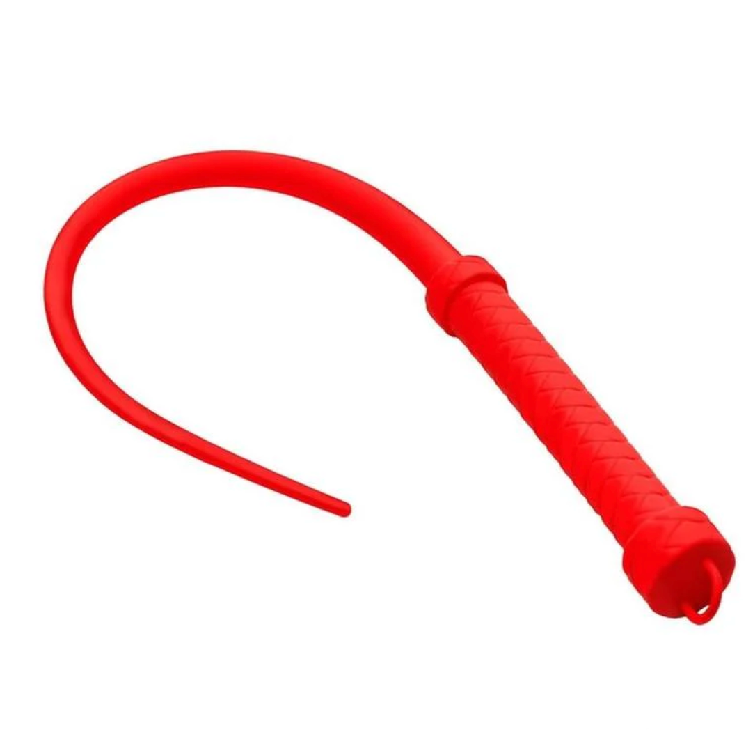 Viper Tail Silicone Whip - Red