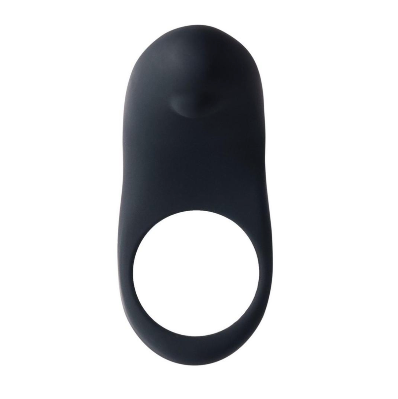 Stimulation Nub Couples Vibrating Cock Ring - Black