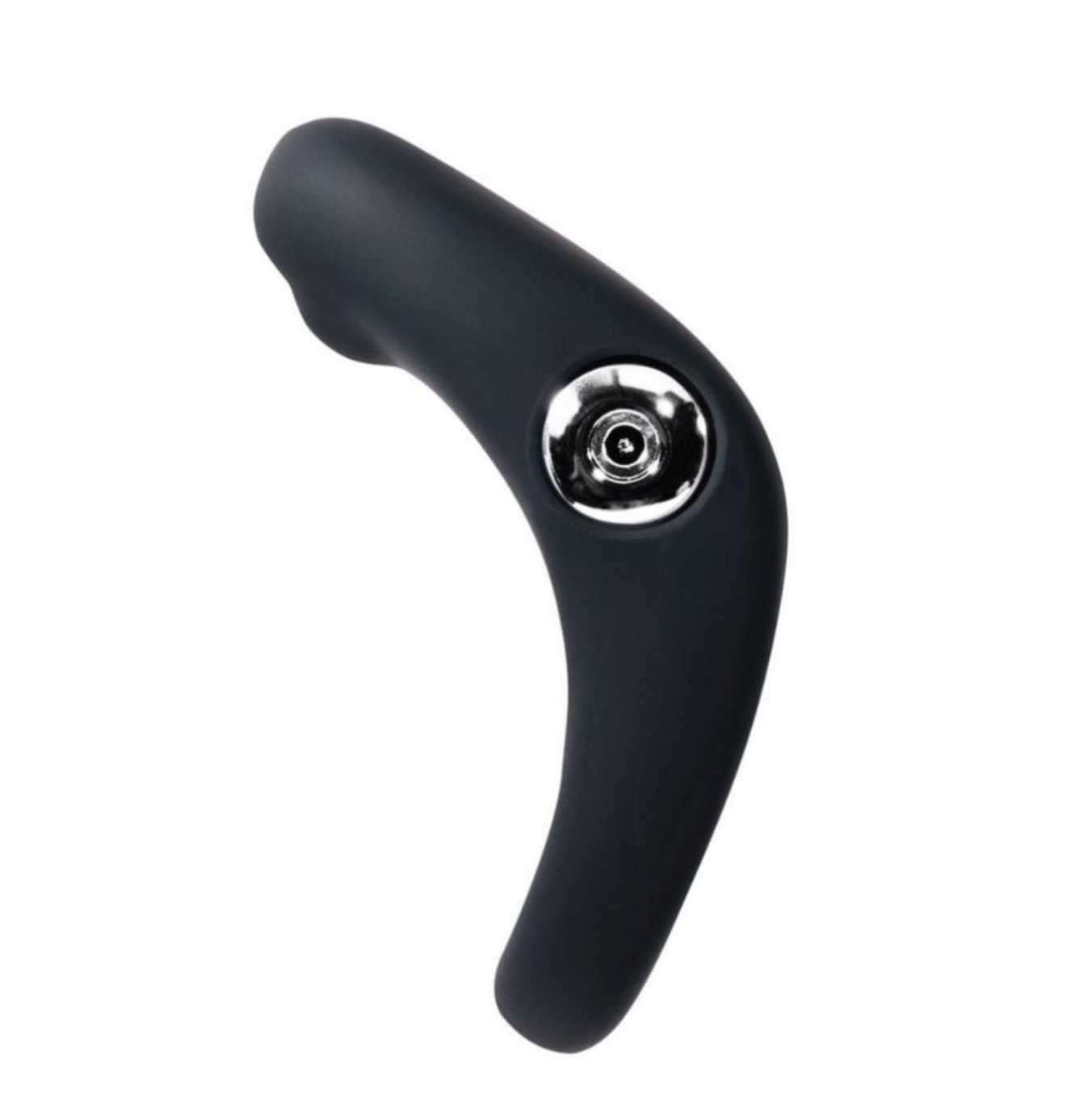 Stimulation Nub Couples Vibrating Cock Ring - Black