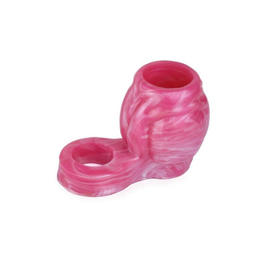 Monstar Silicone Base Sleeve Cock Ring - Pink