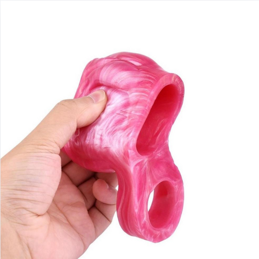 Monstar Silicone Base Sleeve Cock Ring - Pink